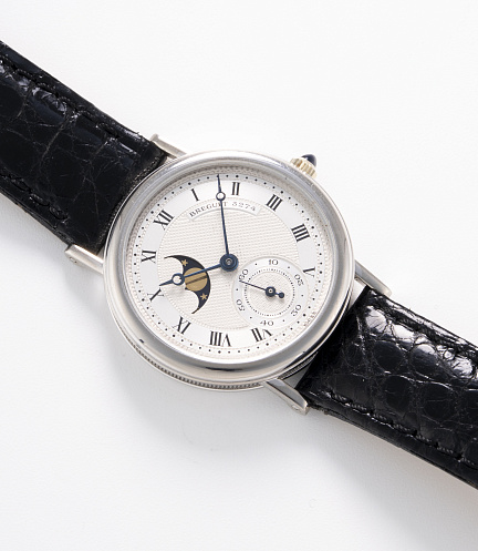 Classique Moonphase in White Gold