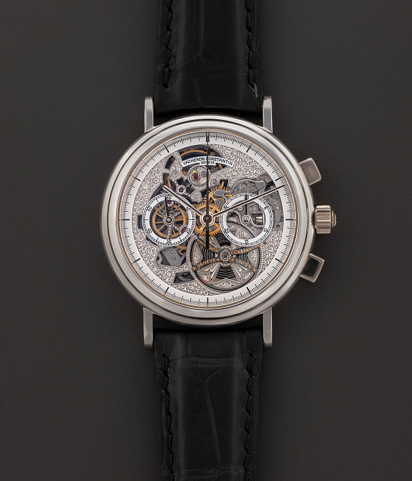 Historique Skeleton Chronograph in Platinum