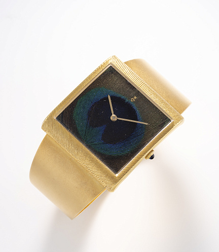 Large "Buckingham" with Peacock Feather Dial