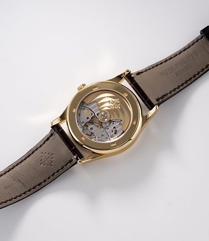 Retrograde Perpetual Calendar in Yellow Gold with Black Dial