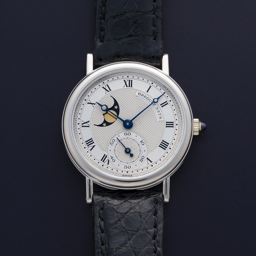 Classique Moonphase in White Gold