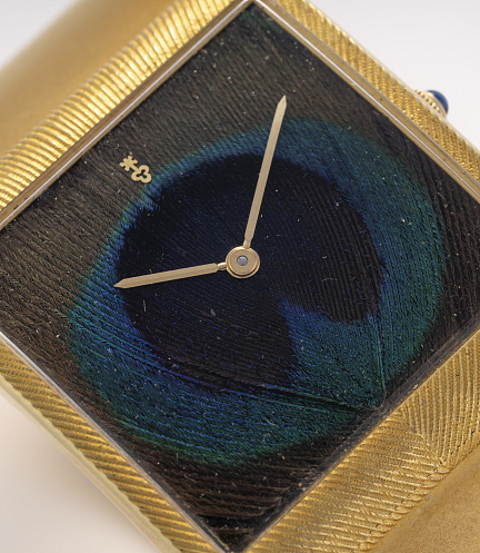 Large "Buckingham" with Peacock Feather Dial