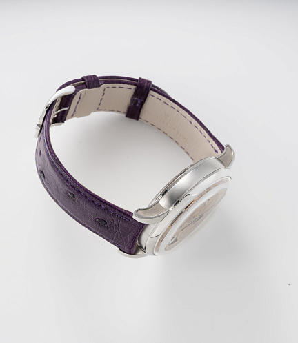 Duometre Chronograph Moonphase in Platinum with Salmon Dial