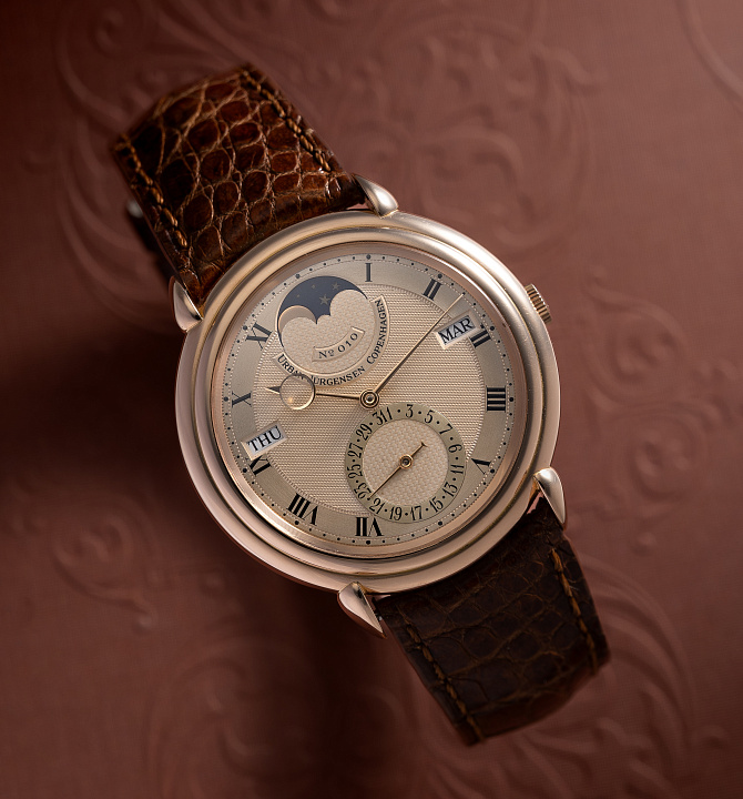 Early Reference 2 in Rose Gold with Patina Dial
