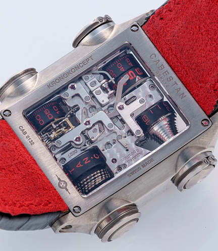 Kronoconcept Terra Luna Skeleton Vertical Tourbillon Piece Unique 1/1 in Titanium