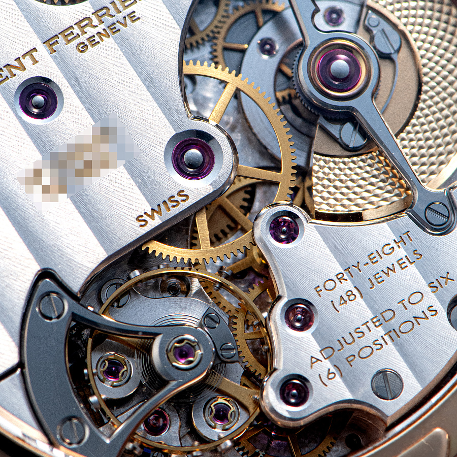 Galet Traveller Night Blue in Rose Gold with Enamel Dial by Anita Porchet