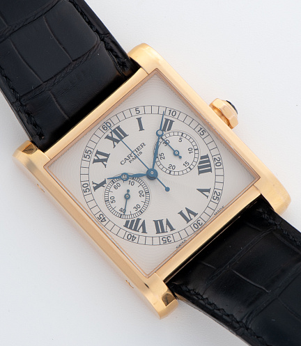 Tank Chronogrpah Monopusher in Rose Gold limited to 100 pieces