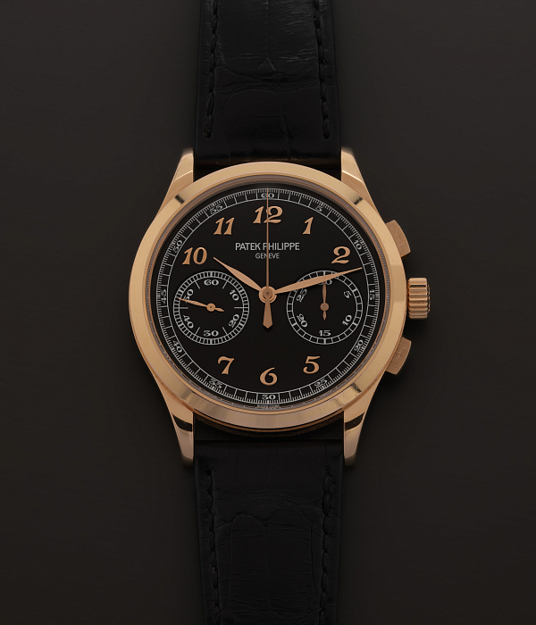 Chronograph in Rose Gold with Black Dial and Breguet Numerals