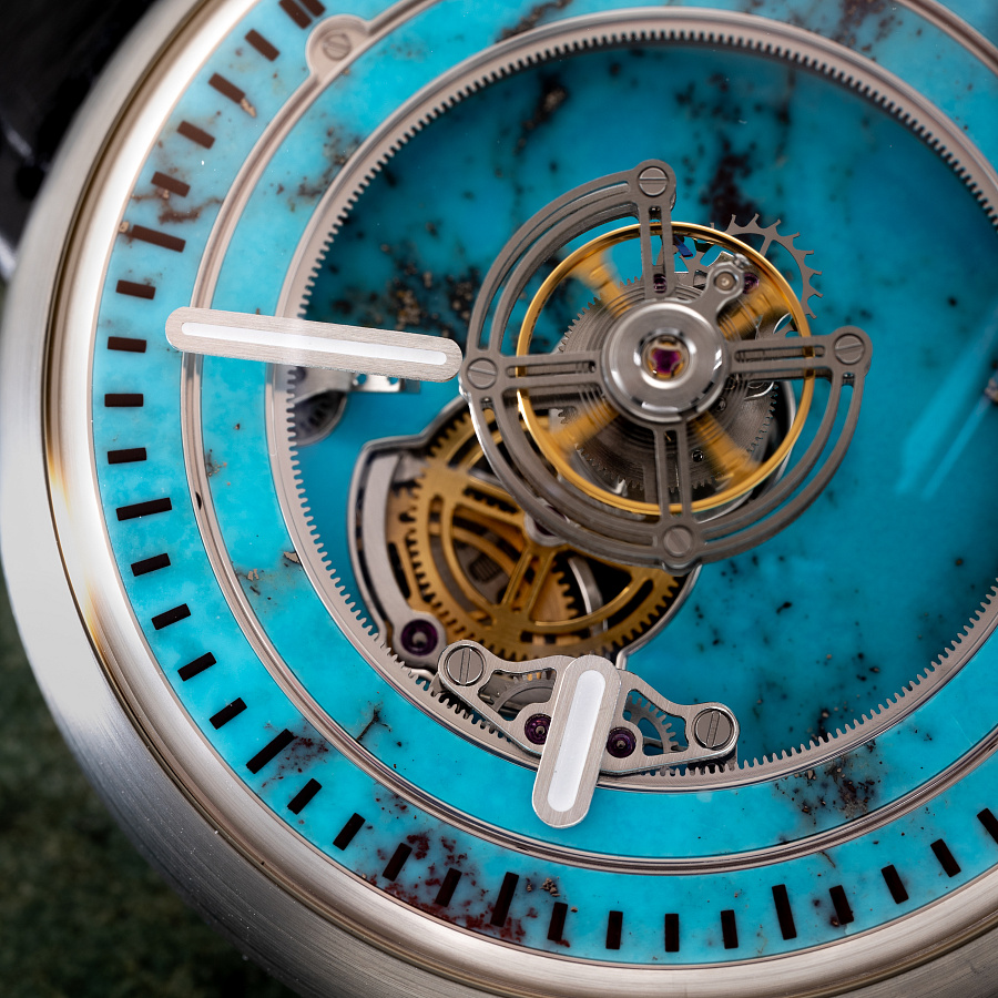 KS 05 Turquoise Tourbillon Piece Unique