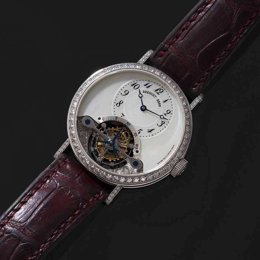 Classique Tourbillion with Diamonds Bezel and MOP Dial