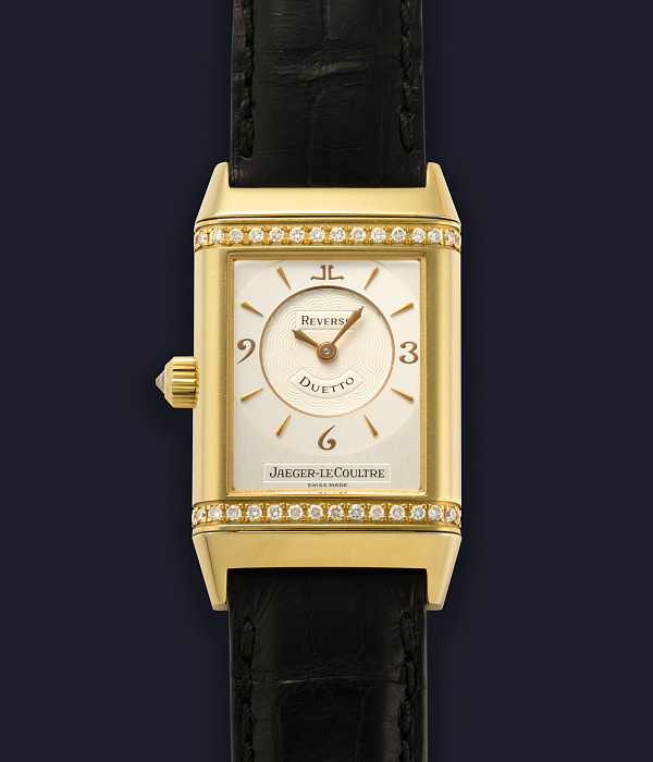 Reverso Duetto in Yellow Gold