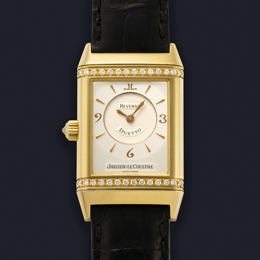 Reverso Duetto in Yellow Gold