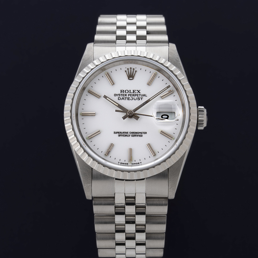 Datejust with Porcelain Dial
