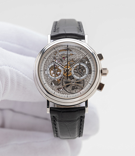 Historique Skeleton Chronograph in Platinum