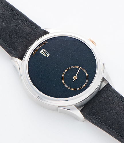 Jumping Hour with Black Jade Stone Dial "L'art des Heures Sautantes"