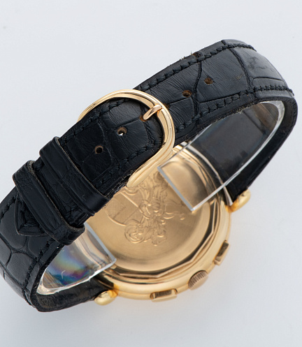 Reference 1 in Yellow Gold with a Historical Engraving on the Back Case