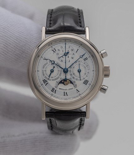 Perpetual Calendar Chronograph in Platinum