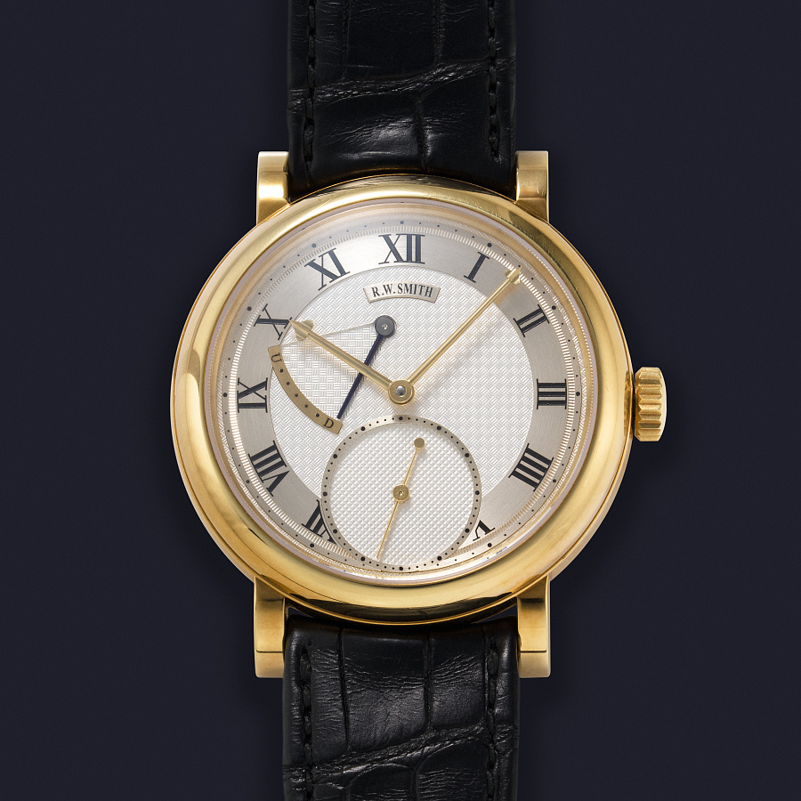 Series 2 in Yellow Gold with a Blued Power Reserve Hand