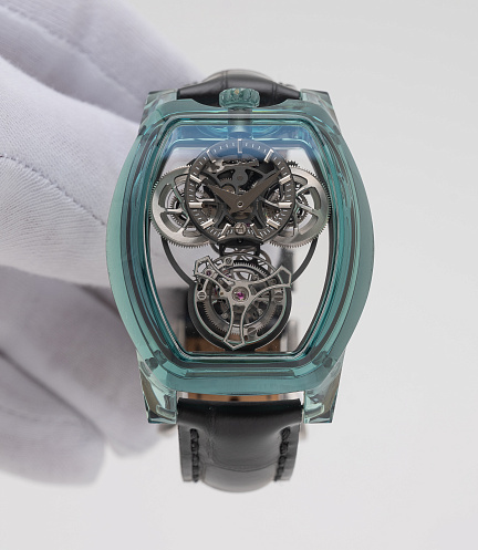 Curvy Purity Tourbillon Emerald "Piece Unique"