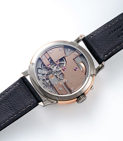 2 Time-Day Intrepido ARTedition in Rose Gold and Titanium with Onyx Dial