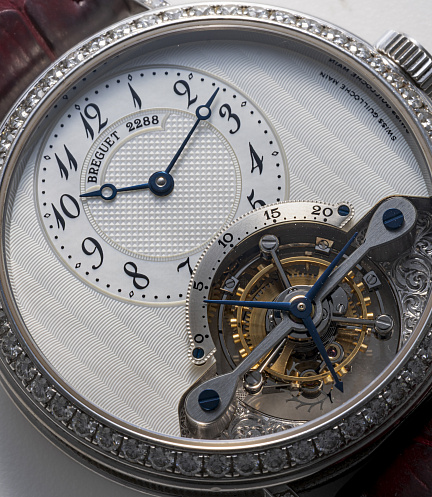 Classique Tourbillion with Diamonds Bezel and MOP Dial