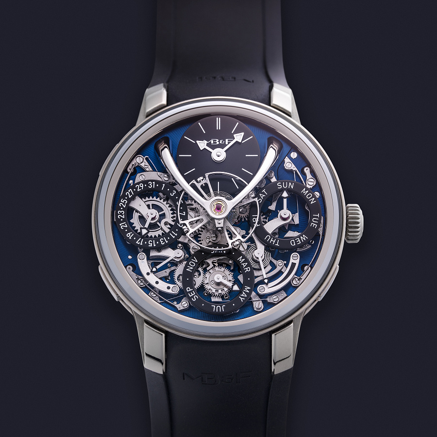 Legacy Machine Perpetual Calendar EVO in Zirconium with Blue Dial