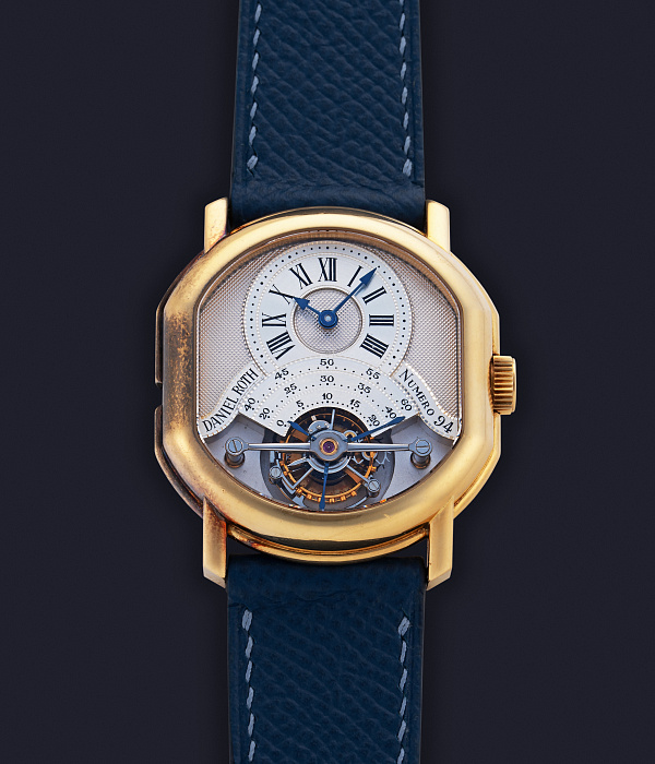 Regulateur Tourbillon in Yellow Gold with Clous de Paris "Ripe Banana"