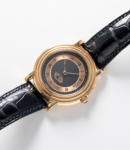 Toric in Rose Gold with Black Dial