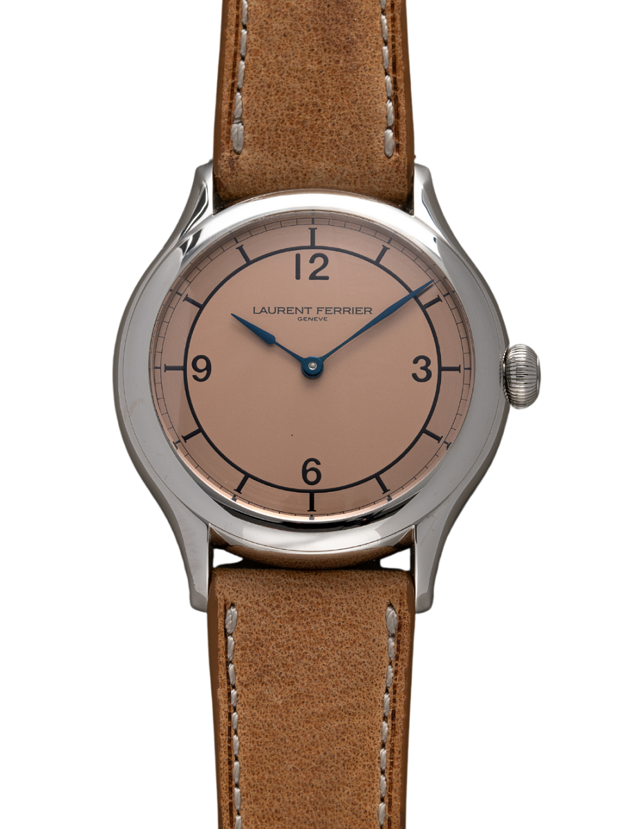 Galet Micro-Rotor Salmon Dial Unique Piece for Revolution