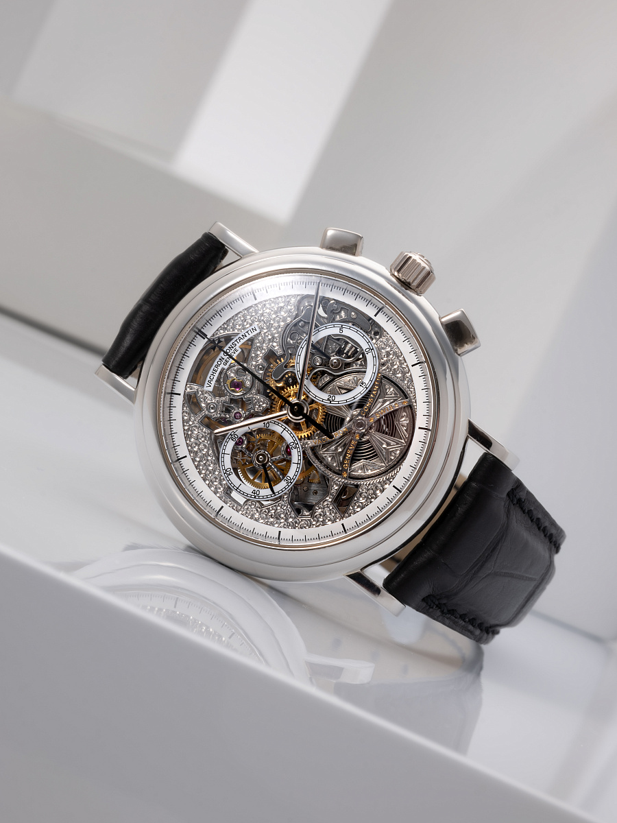 Historique Skeleton Chronograph in Platinum