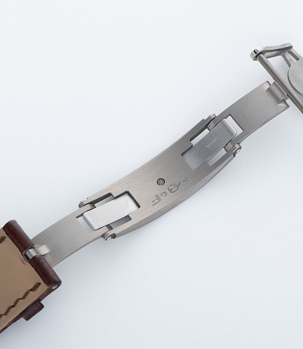 Legacy Machine Split Escapement in Titanium with Green Dial by Stephen McDonnell