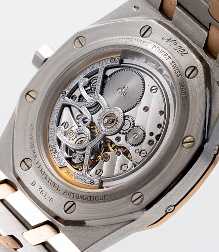 Royal Oak Perpetual Calendar in Rose Gold and Platinum