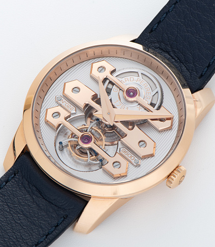 Tourbillon with Three Gold Bridges in Rose Gold