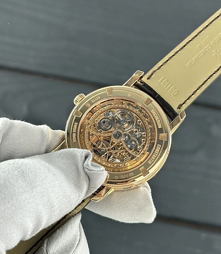 Patrimony Skeleton Perpetual Calendar in Rose Gold