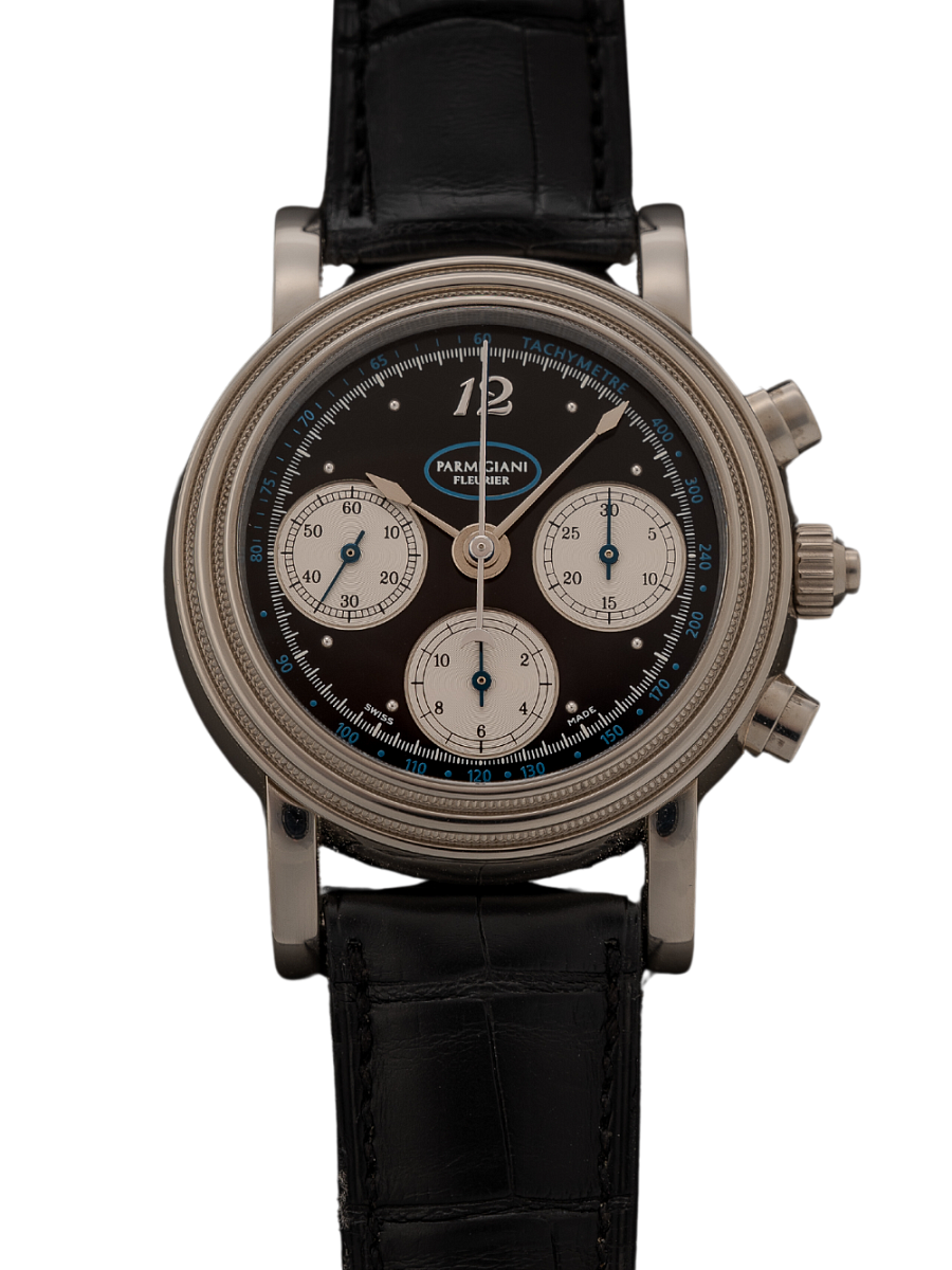 Toric Rattrapante in White Gold with Black Dial