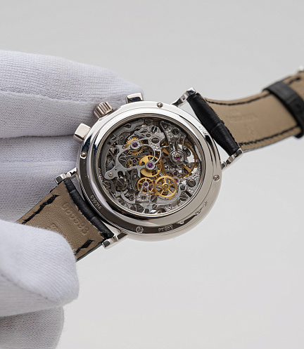 Historique Skeleton Chronograph in Platinum