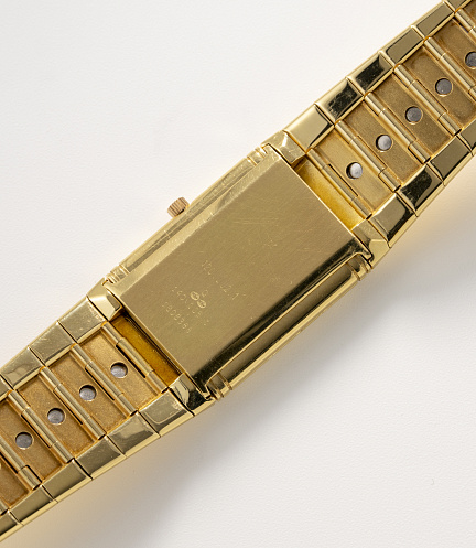 Reverso in Yellow Gold on a Bracelet