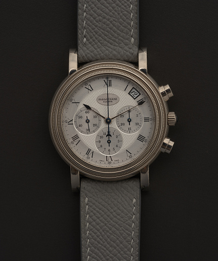 Toric Chronograph in White Gold with Silver Dial