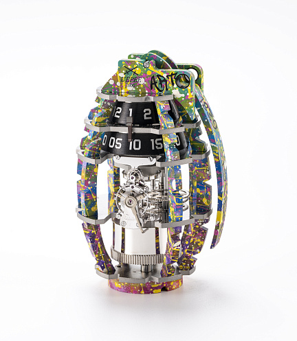 Hand-Painted Grenade "Make Art Not War"