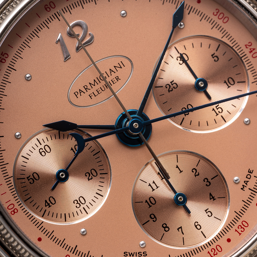 Toric Rattrapante in White Gold with Salmon Dial