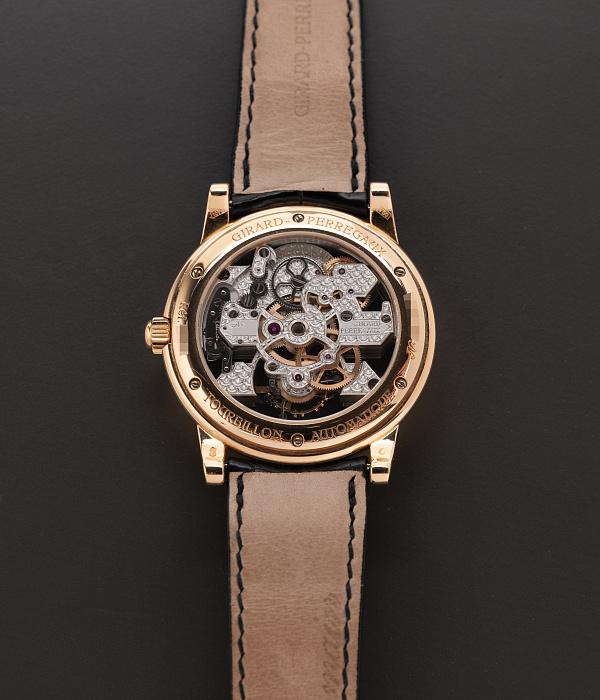 Triple Bridge Skeleton Tourbillon in Rose Gold