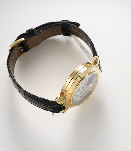 Gefica Perpetual Calendar in Yellow Gold and MOP Dial