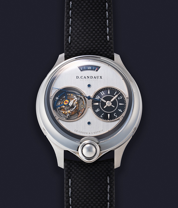 DC1 in Stainless Steel with Brushed Silver-Coloured Platinum Dial