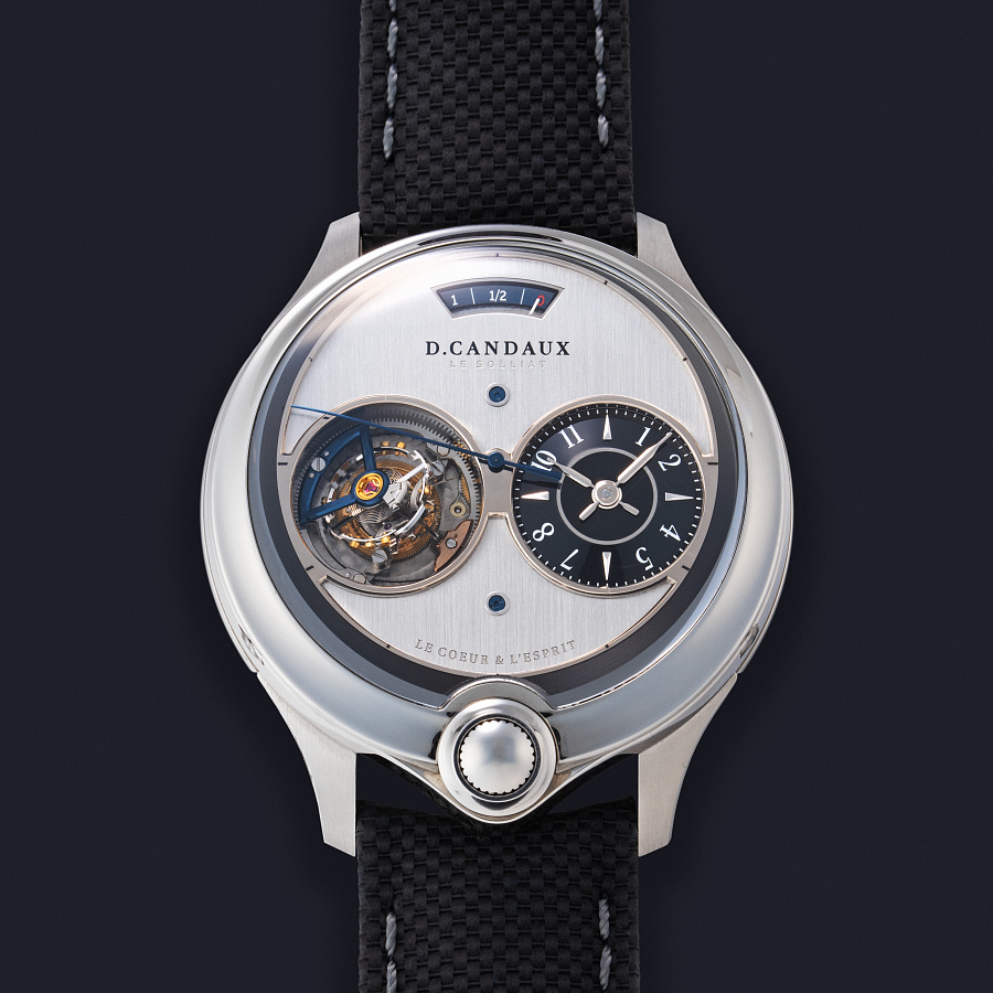 DC1 in Stainless Steel with Brushed Silver-Coloured Platinum Dial