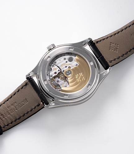 Annual Calendar Moonphase in White Gold