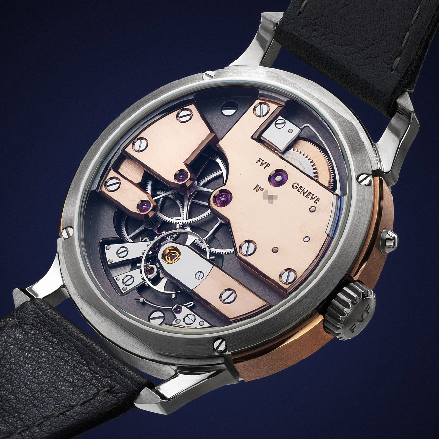 2 Time-Day ARTedition in Rose Gold and Titanium with Onyx Dial