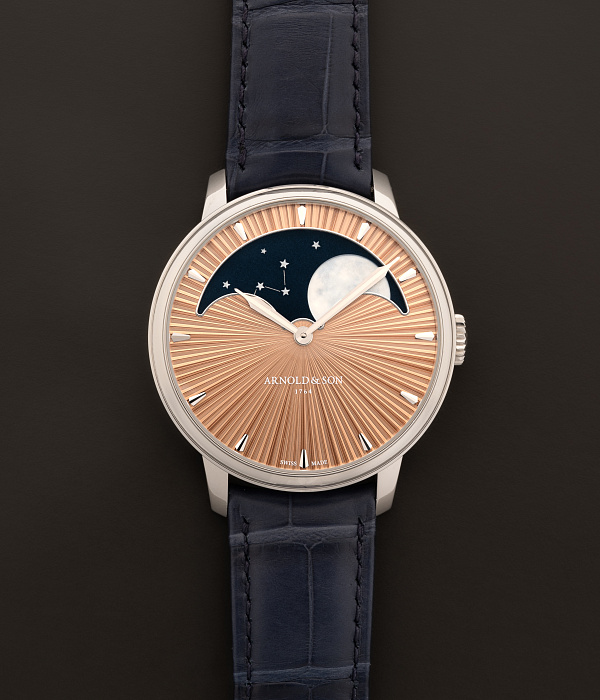 Perpetual Moon in Platinum with Salmon Dial