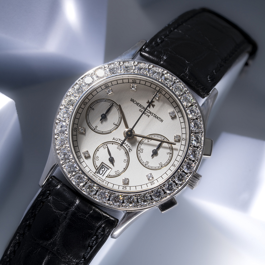 Classique Chronograph Limited Edition to 25 Pieces in White Gold with Diamonds
