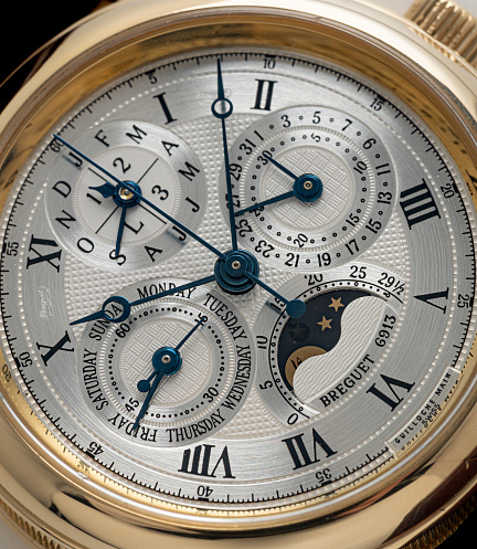 Perpetual Calendar Chronograph in Yellow Gold