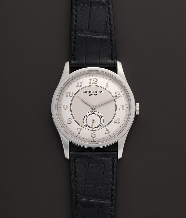 Calatrava in Platinum with Breguet Numerals
